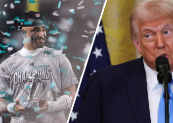 Así de Bolas: Donald Trump le dará otro Super Bowl a las Águilas de Filadelfia