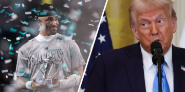 Así de Bolas: Donald Trump le dará otro Super Bowl a las Águilas de Filadelfia