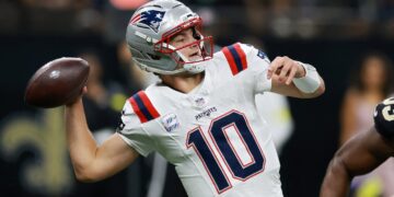 Maye guía a New England a victoria ante los Saints